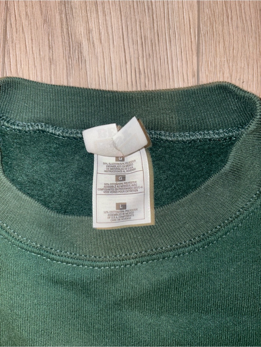 Vintage New York Graphic Crewneck Sweater - Dark Green - Picture 2 of 2